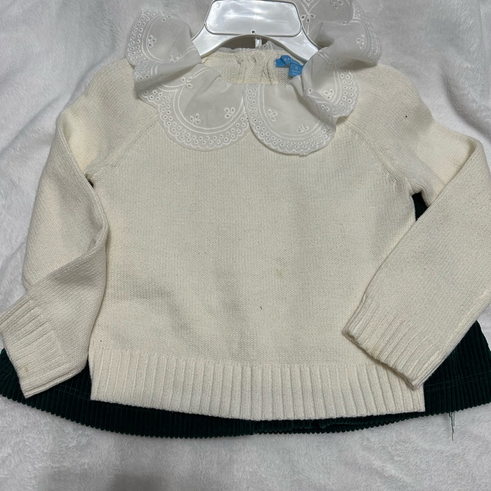 Draper James Cream Knit Sweater Skirt Set